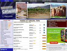 Tablet Screenshot of hotelesencafayate.info